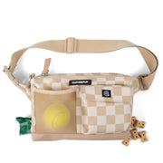 Cleverpup sac damier face avant, organisation mains libres