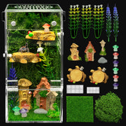 Clioran terrarium avant montrant fermeture sécurisée pour observation