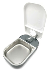 Closer Pets C100 bol inox gros plan, facile à nettoyer et hygiénique