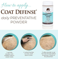 COAT DEFENSE zone sous selle protégée, aide à prévenir rain rot et frottements