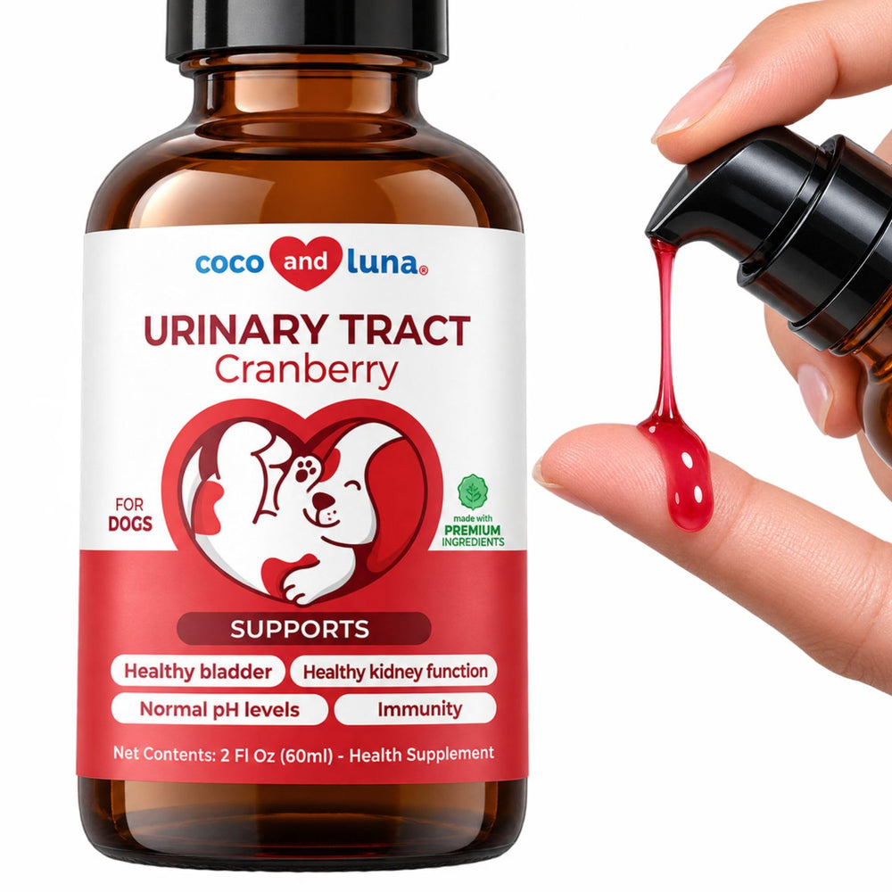 Coco and Luna bouteille avant montrant le flacon pratique pour un dosage précis