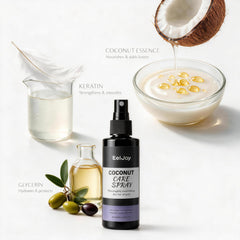 Coconut Care Spray bouteille 100 ml posée sur une surface claire pour une prise en main simple