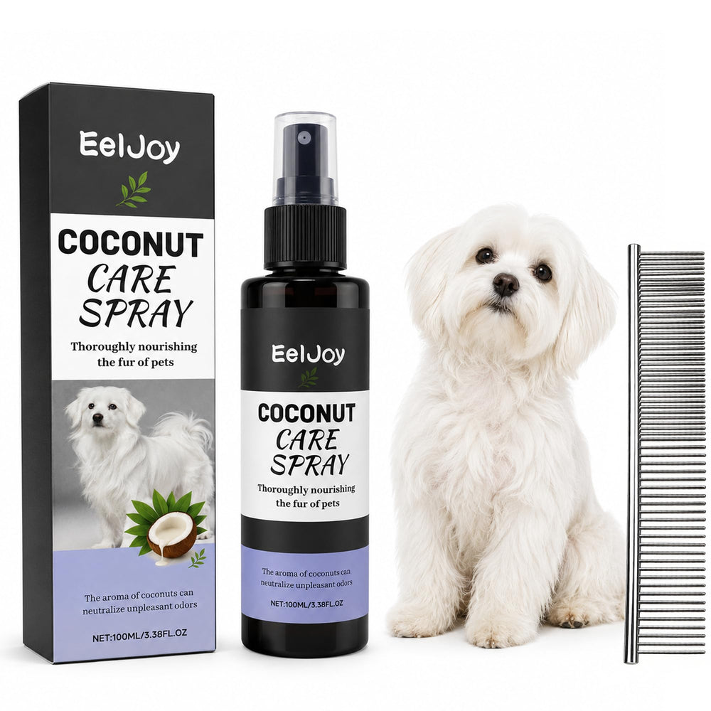 Coconut Care Spray face du flacon montrant bouchon pulvérisateur et mention 100 ml pour application facile