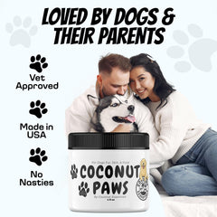 Coconut Essentials application sur patte pour apaiser et protéger rapidement