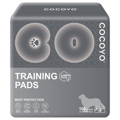 COCOYO face avant de l'emballage montrant 100 tapis pour rangement pratique