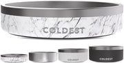 Coldest gamelle avant Carrara Marble bénéficiant d’un look moderne et durable