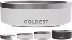 Coldest Dog Bowl vue avant en Epic White montrant design et finition durable