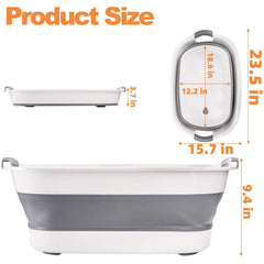 Coloch baignoire dépliée 23L pour bain confortable d’animal
