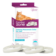 Comfort Zone emballage avant montrant le pack de 4 colliers et bénéfice apaisant