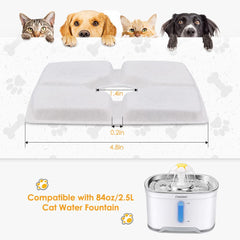 Comsmart coupe montrant couches coton charbon résine pour filtration complète
