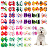 COMSUN paquet de 42 noeuds festifs, assortiment visible et pratique