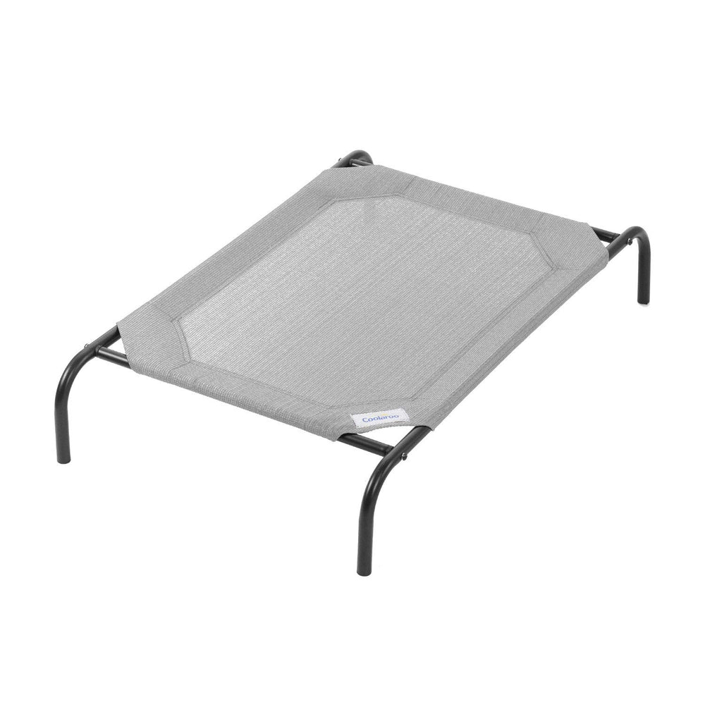 Coolaroo vue face montrant le lit surélevé et le maintien confortable