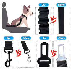 COOYOO chien attaché en voiture offrant confort et sécurité