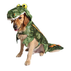 Coppthinktu veste alligator vue de face, déguisement amusant et chaleureux
