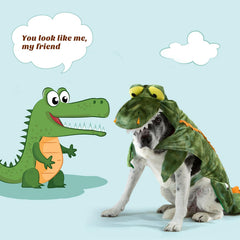Coppthinktu détail capuche tête crocodile, design réaliste et photogénique