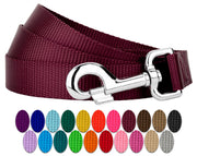 Country Brook Petz laisse bordeaux vue de face, tenue fiable pour promenades