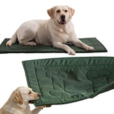 Couzssyhi matelas rectangulaire vert montrant le décor et confort