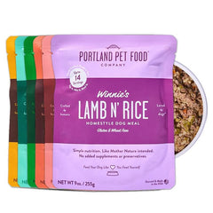 CRAFTED BY HUMANS LOVED BY DOGS pack face avant montrant six pouches et praticité