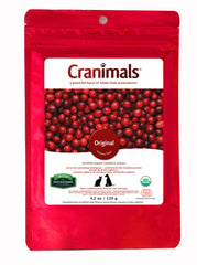 Cranimals emballage avant montrant le format et l'étiquette, rassure sur l'origine bio