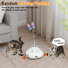 Crazydeer plume sortant d'une ouverture pour jeu imprévisible