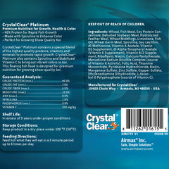 CrystalClear galets 3 mm en plan rapproché montrant uniformité et appétence