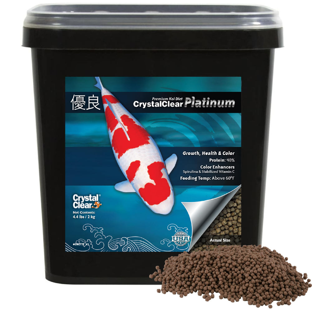 CrystalClear emballage 4.4 lb montrant quantité et design pratique