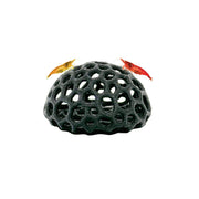 CTWPets Shrimp Dome Hide face avant montrant la cachette noire et sa discrétion
