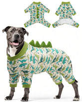 CuteBone pyjama dinosaure avant montrant la coupe confortable