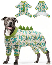 CuteBone pyjama dinosaure vue avant, ajustement confortable et tenue sûre