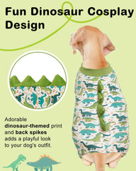 CuteBone pyjama dinosaure dos avec pointes, design ludique et visible