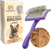 Cutesycue vue avant de la brosse pour démêler pelage dense, efficace