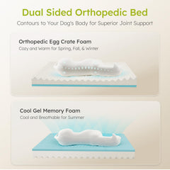 CWAWZ gros plan mousse orthopédique 3 pouces soutien articulaire