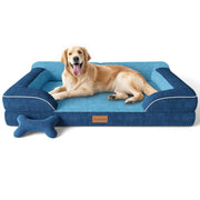 CWAWZ lit chien vue frontale navy pour confort spacieux