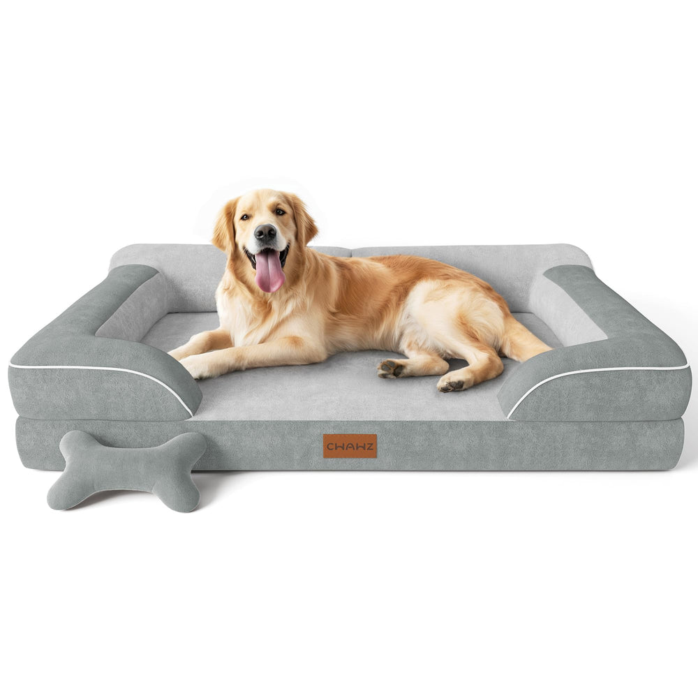 CWAWZ lit pour chien face montrant soutien et confort visuel