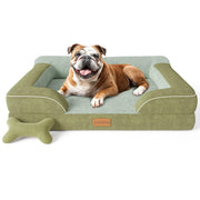 CWAWZ vue avant du lit orthopédique montrant design sofa et confort