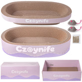 Czoynife nid ovale violet montrant l’avant et la forme confortable