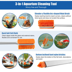 DaToo outil en action dans un aquarium pour un nettoyage précis