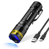 DARKBEAM lampe UV face avant montrant le boîtier compact et finition résistante