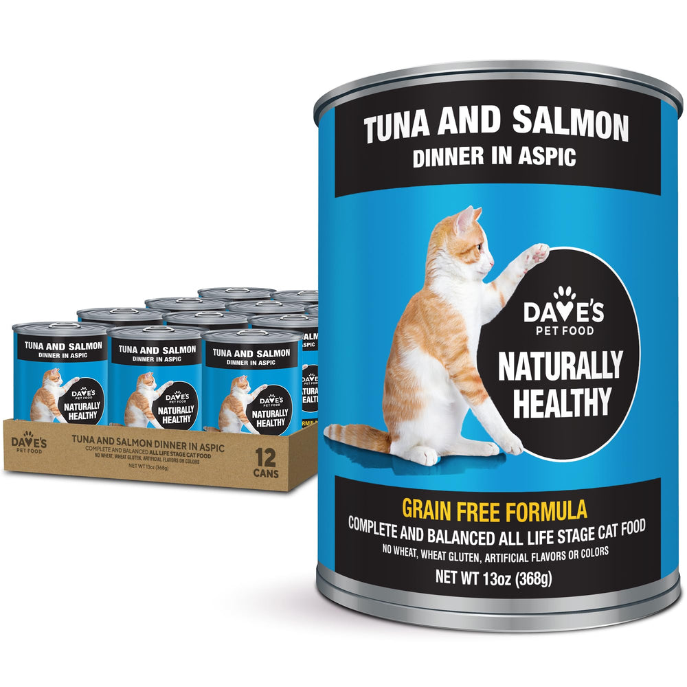 Dave's Pet Food boîte face montrant l'emballage et l'appétence