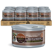 Dave's Pet Food boîte face montrant l'étiquette claire et l'avantage nutritionnel