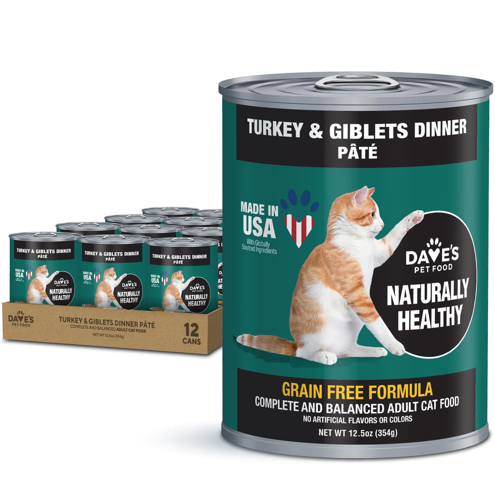 Dave's Pet Food boîte face montrant le format pratique et la qualité