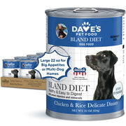 Dave's Pet Food face de la boîte montrant l’étiquette claire et bénéfice appétence