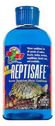 DBDPet ReptiSafe bouteille face avant montrant l'étiquette et l'usage sûr