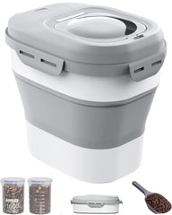 DDMOMMY vue avant du conteneur montrant la fermeture et les loquets pour meilleure conservation