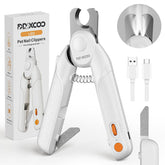 ddxcoo coupe-ongles vue avant montrant design compact et LED, facilite la coupe sécurisée
