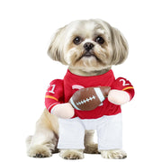 DELIFUR costume devant sur chien montrant style football et confort