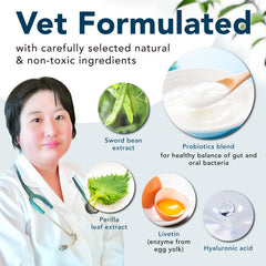 DentaAnimal comparaison de dosage montrant quantité pour grand chien utile