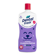 Dental Fresh flacon 32 oz montrant l'étiquette et usage facile