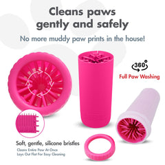 Dexas MudBuster gros plan des brosses en silicone, nettoyage doux et efficace