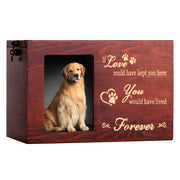 DGDCDV urne face avec cadre photo montrant souvenir et personnalisation